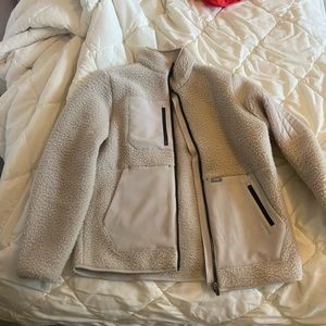 Figs on shift sherpa jacket